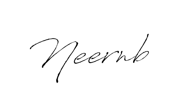 How to make Neernb signature? Antro_Vectra is a professional autograph style. Create handwritten signature for Neernb name. Neernb signature style 6 images and pictures png