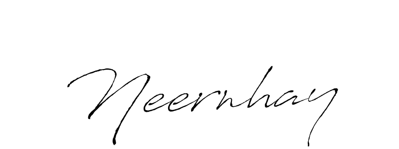 Also we have Neernhay name is the best signature style. Create professional handwritten signature collection using Antro_Vectra autograph style. Neernhay signature style 6 images and pictures png