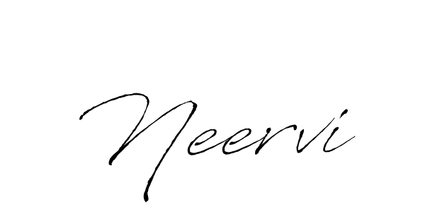 if you are searching for the best signature style for your name Neervi. so please give up your signature search. here we have designed multiple signature styles  using Antro_Vectra. Neervi signature style 6 images and pictures png