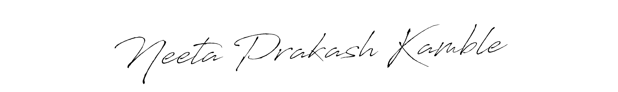 It looks lik you need a new signature style for name Neeta Prakash Kamble. Design unique handwritten (Antro_Vectra) signature with our free signature maker in just a few clicks. Neeta Prakash Kamble signature style 6 images and pictures png