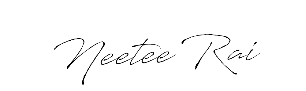You can use this online signature creator to create a handwritten signature for the name Neetee Rai. This is the best online autograph maker. Neetee Rai signature style 6 images and pictures png