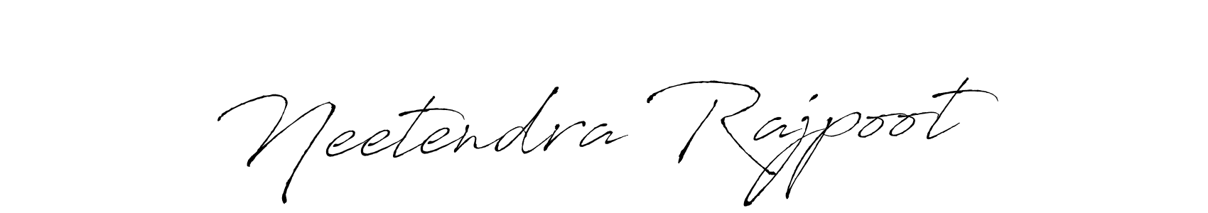 Similarly Antro_Vectra is the best handwritten signature design. Signature creator online .You can use it as an online autograph creator for name Neetendra Rajpoot. Neetendra Rajpoot signature style 6 images and pictures png