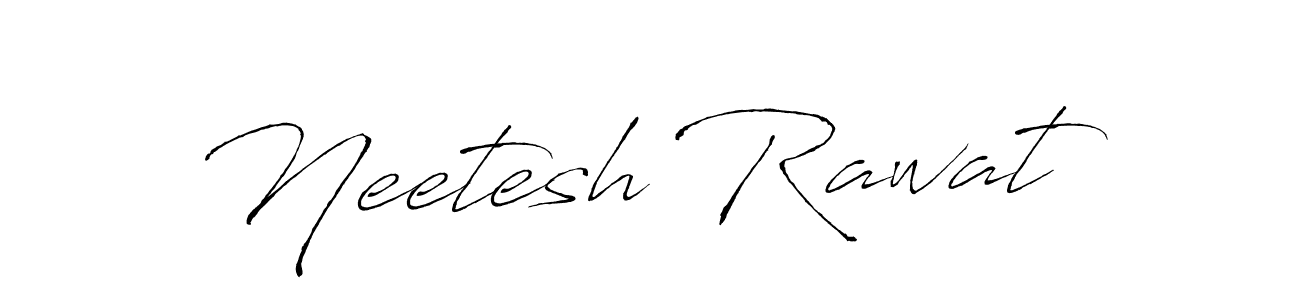 How to make Neetesh Rawat signature? Antro_Vectra is a professional autograph style. Create handwritten signature for Neetesh Rawat name. Neetesh Rawat signature style 6 images and pictures png