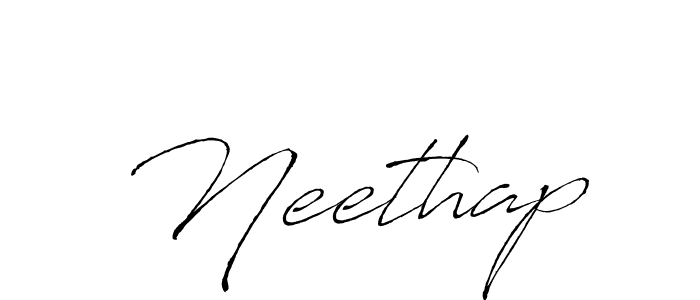 How to make Neethap signature? Antro_Vectra is a professional autograph style. Create handwritten signature for Neethap name. Neethap signature style 6 images and pictures png