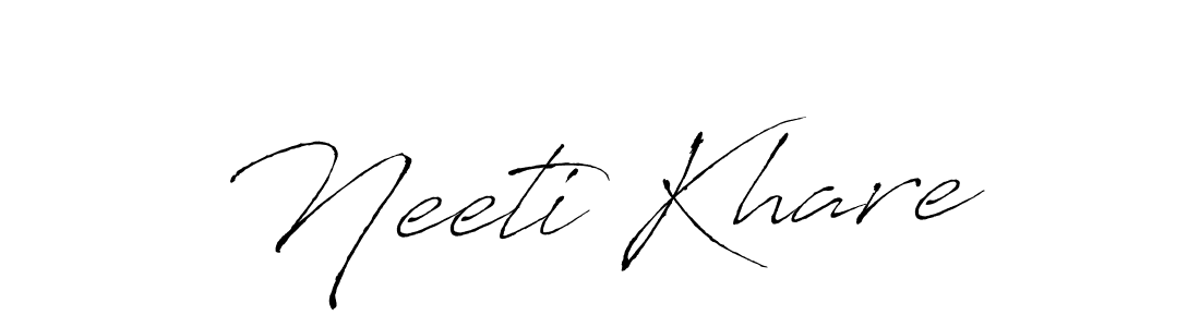 Also You can easily find your signature by using the search form. We will create Neeti Khare name handwritten signature images for you free of cost using Antro_Vectra sign style. Neeti Khare signature style 6 images and pictures png