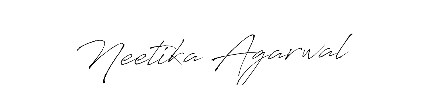 Also You can easily find your signature by using the search form. We will create Neetika Agarwal name handwritten signature images for you free of cost using Antro_Vectra sign style. Neetika Agarwal signature style 6 images and pictures png