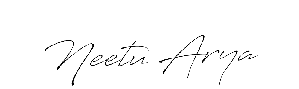 Once you've used our free online signature maker to create your best signature Antro_Vectra style, it's time to enjoy all of the benefits that Neetu Arya name signing documents. Neetu Arya signature style 6 images and pictures png