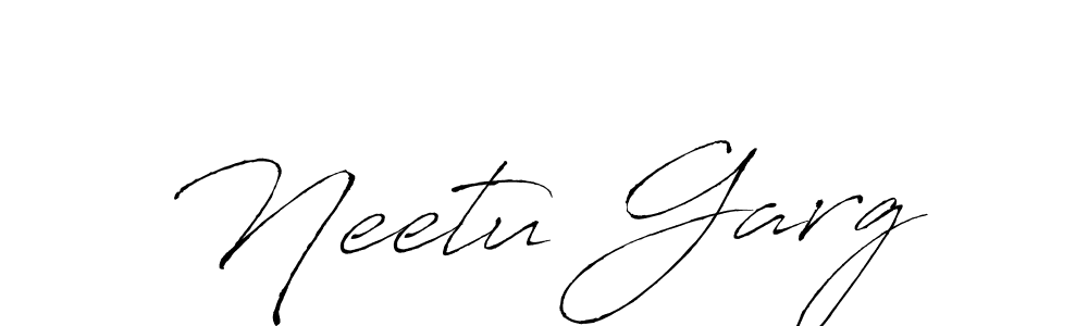 Use a signature maker to create a handwritten signature online. With this signature software, you can design (Antro_Vectra) your own signature for name Neetu Garg. Neetu Garg signature style 6 images and pictures png