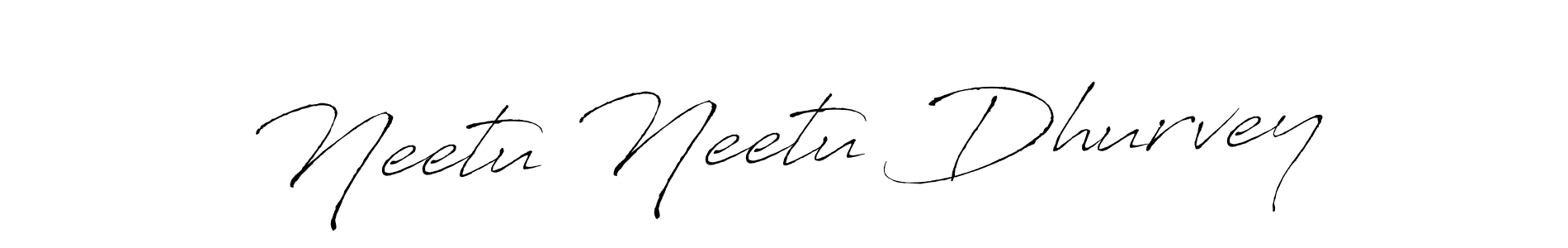 Make a beautiful signature design for name Neetu Neetu Dhurvey. Use this online signature maker to create a handwritten signature for free. Neetu Neetu Dhurvey signature style 6 images and pictures png