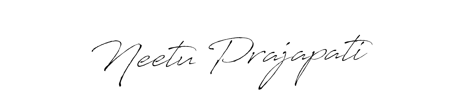Similarly Antro_Vectra is the best handwritten signature design. Signature creator online .You can use it as an online autograph creator for name Neetu Prajapati. Neetu Prajapati signature style 6 images and pictures png