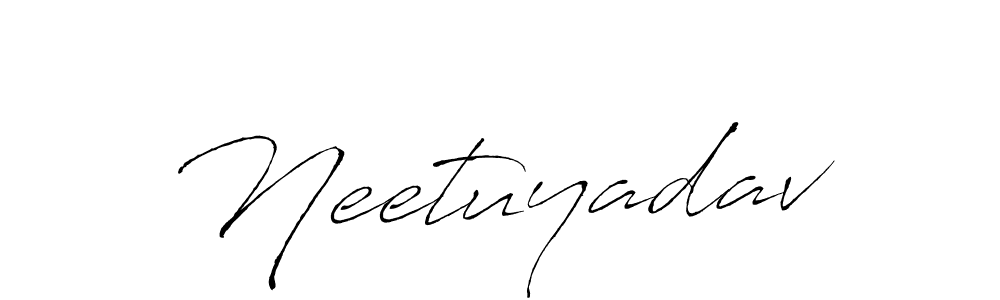 Neetuyadav stylish signature style. Best Handwritten Sign (Antro_Vectra) for my name. Handwritten Signature Collection Ideas for my name Neetuyadav. Neetuyadav signature style 6 images and pictures png