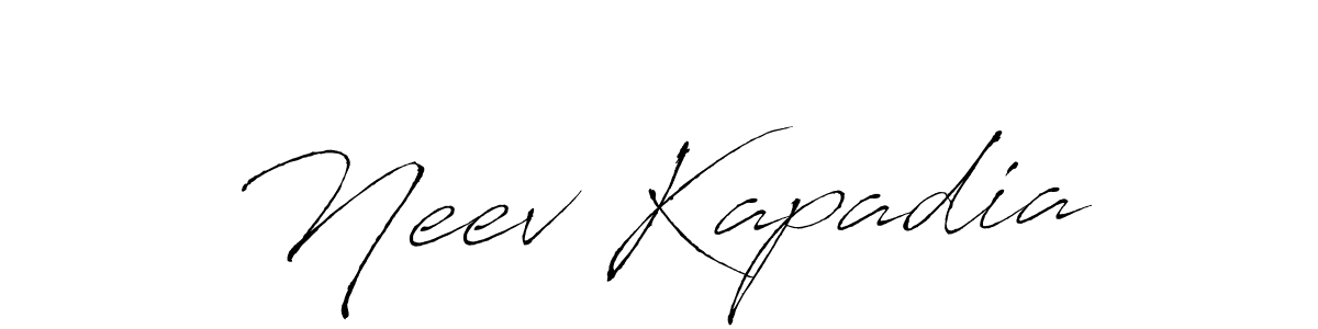 It looks lik you need a new signature style for name Neev Kapadia. Design unique handwritten (Antro_Vectra) signature with our free signature maker in just a few clicks. Neev Kapadia signature style 6 images and pictures png