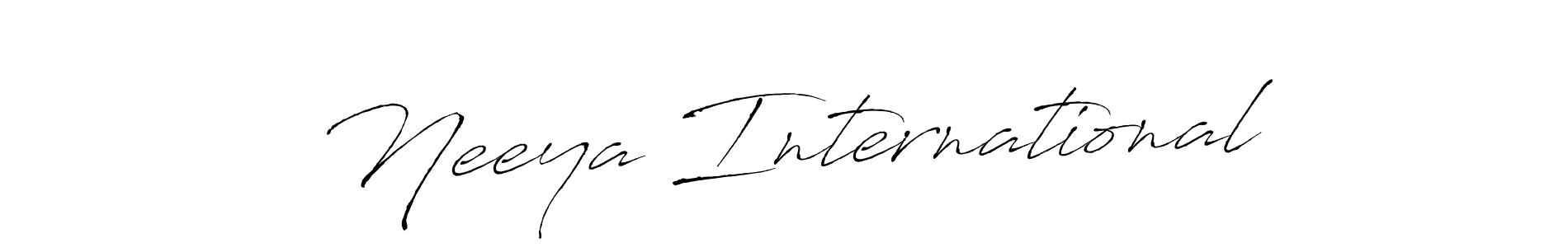 You can use this online signature creator to create a handwritten signature for the name Neeya International. This is the best online autograph maker. Neeya International signature style 6 images and pictures png