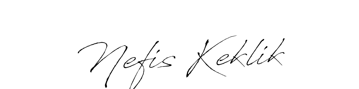 Similarly Antro_Vectra is the best handwritten signature design. Signature creator online .You can use it as an online autograph creator for name Nefis Keklik. Nefis Keklik signature style 6 images and pictures png