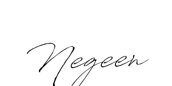 The best way (Antro_Vectra) to make a short signature is to pick only two or three words in your name. The name Negeen include a total of six letters. For converting this name. Negeen signature style 6 images and pictures png