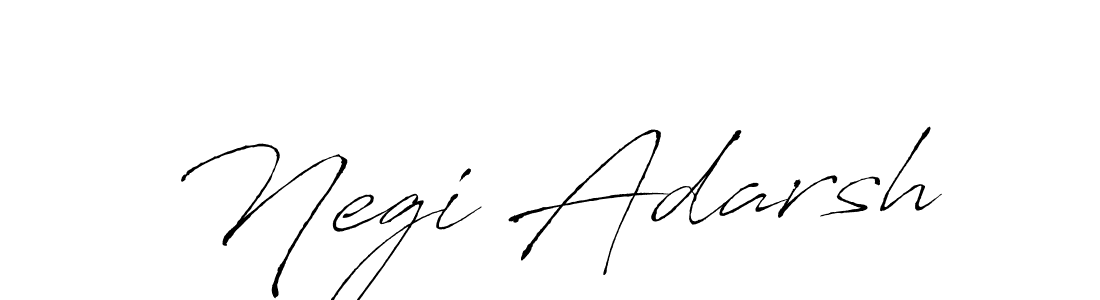 How to make Negi Adarsh signature? Antro_Vectra is a professional autograph style. Create handwritten signature for Negi Adarsh name. Negi Adarsh signature style 6 images and pictures png
