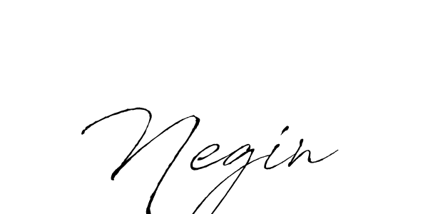 Use a signature maker to create a handwritten signature online. With this signature software, you can design (Antro_Vectra) your own signature for name Negin . Negin  signature style 6 images and pictures png