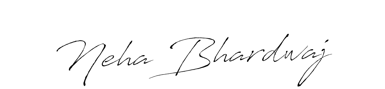 Create a beautiful signature design for name Neha Bhardwaj. With this signature (Antro_Vectra) fonts, you can make a handwritten signature for free. Neha Bhardwaj signature style 6 images and pictures png