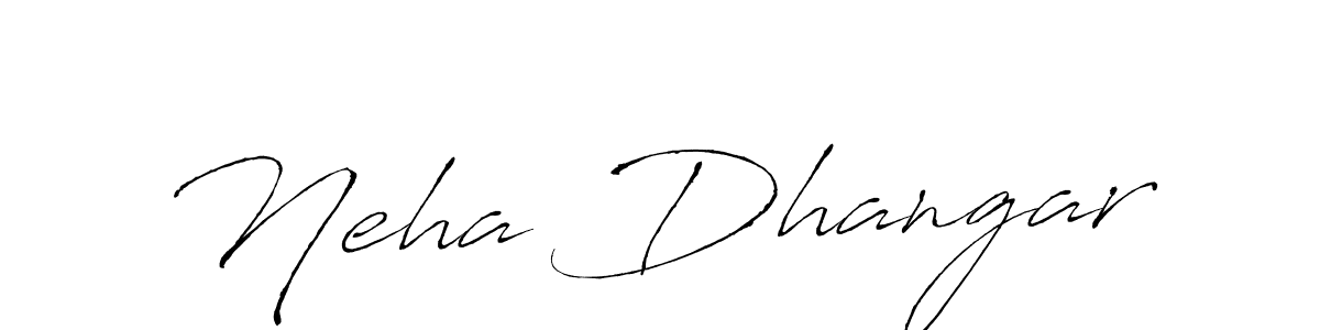 Create a beautiful signature design for name Neha Dhangar. With this signature (Antro_Vectra) fonts, you can make a handwritten signature for free. Neha Dhangar signature style 6 images and pictures png