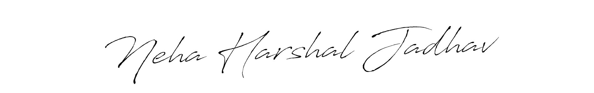 Design your own signature with our free online signature maker. With this signature software, you can create a handwritten (Antro_Vectra) signature for name Neha Harshal Jadhav. Neha Harshal Jadhav signature style 6 images and pictures png