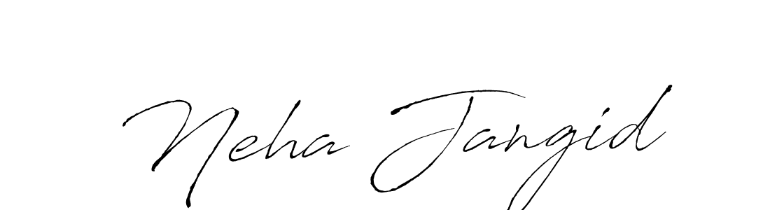 Use a signature maker to create a handwritten signature online. With this signature software, you can design (Antro_Vectra) your own signature for name Neha Jangid. Neha Jangid signature style 6 images and pictures png