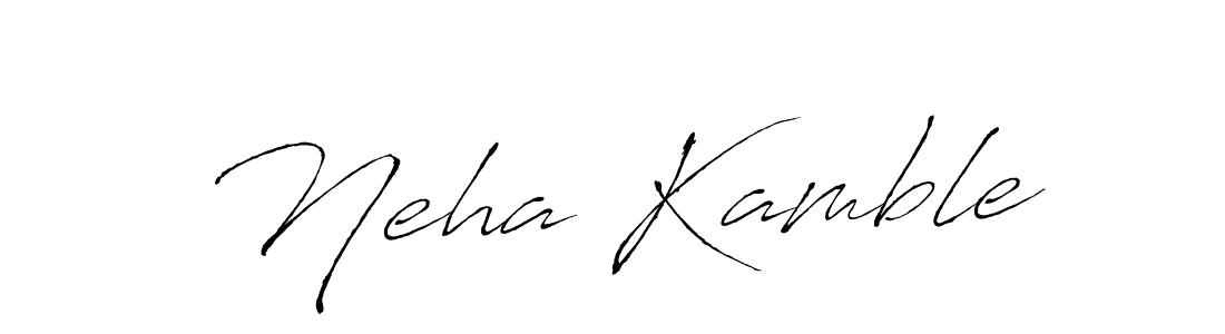 Make a beautiful signature design for name Neha Kamble. With this signature (Antro_Vectra) style, you can create a handwritten signature for free. Neha Kamble signature style 6 images and pictures png