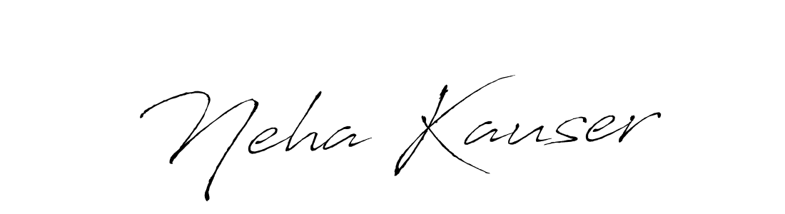 This is the best signature style for the Neha Kauser name. Also you like these signature font (Antro_Vectra). Mix name signature. Neha Kauser signature style 6 images and pictures png