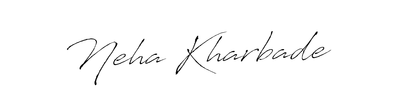 Antro_Vectra is a professional signature style that is perfect for those who want to add a touch of class to their signature. It is also a great choice for those who want to make their signature more unique. Get Neha Kharbade name to fancy signature for free. Neha Kharbade signature style 6 images and pictures png