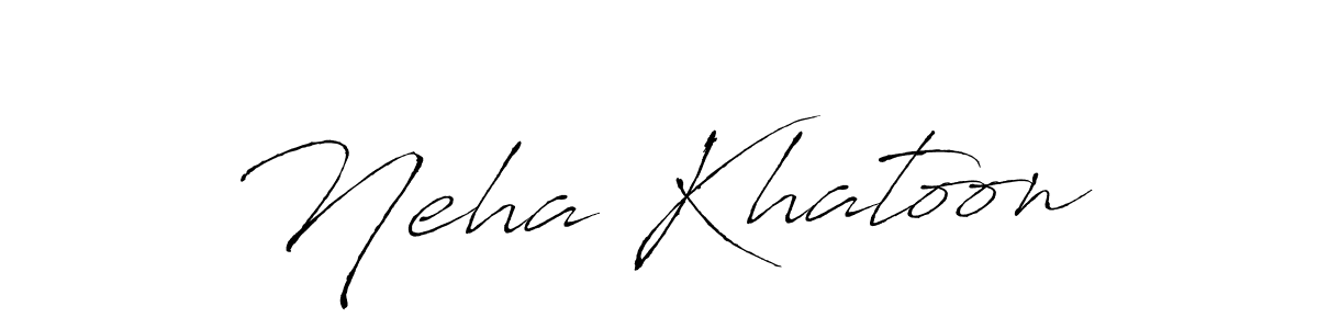 How to make Neha Khatoon signature? Antro_Vectra is a professional autograph style. Create handwritten signature for Neha Khatoon name. Neha Khatoon signature style 6 images and pictures png