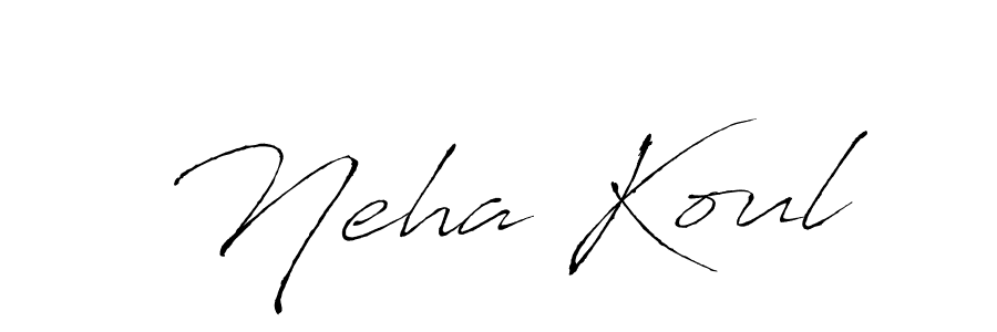 Make a short Neha Koul signature style. Manage your documents anywhere anytime using Antro_Vectra. Create and add eSignatures, submit forms, share and send files easily. Neha Koul signature style 6 images and pictures png