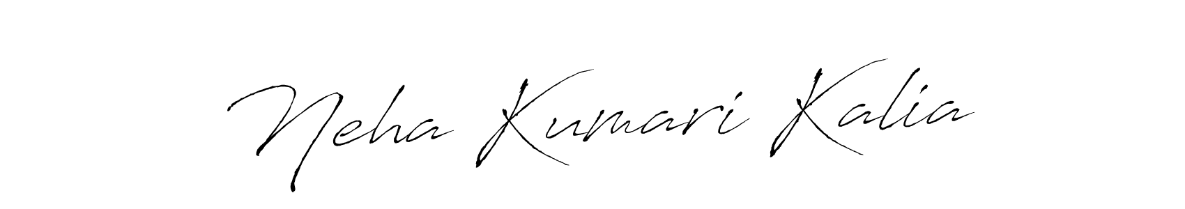 Similarly Antro_Vectra is the best handwritten signature design. Signature creator online .You can use it as an online autograph creator for name Neha Kumari Kalia. Neha Kumari Kalia signature style 6 images and pictures png