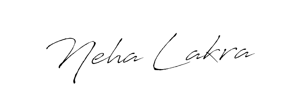 Antro_Vectra is a professional signature style that is perfect for those who want to add a touch of class to their signature. It is also a great choice for those who want to make their signature more unique. Get Neha Lakra name to fancy signature for free. Neha Lakra signature style 6 images and pictures png