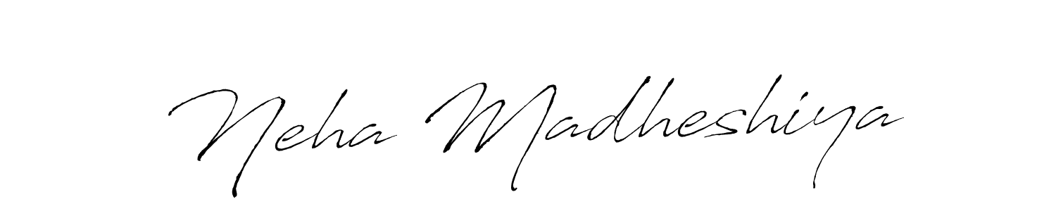 Also we have Neha Madheshiya name is the best signature style. Create professional handwritten signature collection using Antro_Vectra autograph style. Neha Madheshiya signature style 6 images and pictures png