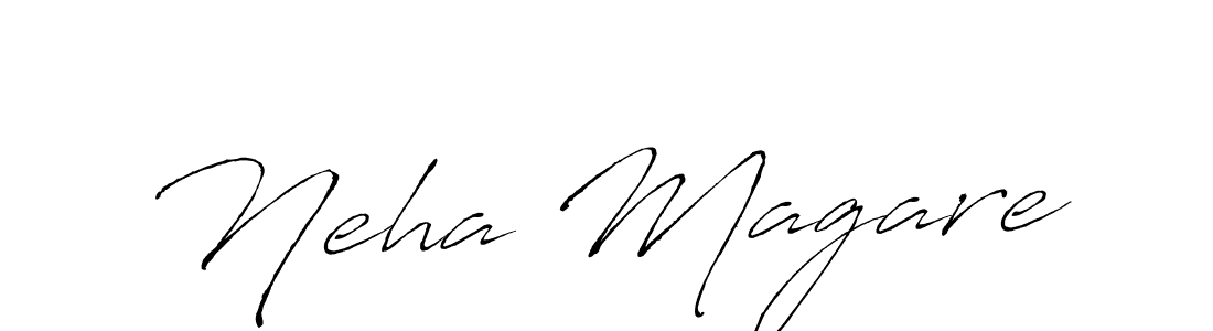 Create a beautiful signature design for name Neha Magare. With this signature (Antro_Vectra) fonts, you can make a handwritten signature for free. Neha Magare signature style 6 images and pictures png