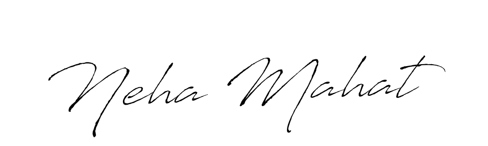 Here are the top 10 professional signature styles for the name Neha Mahat. These are the best autograph styles you can use for your name. Neha Mahat signature style 6 images and pictures png