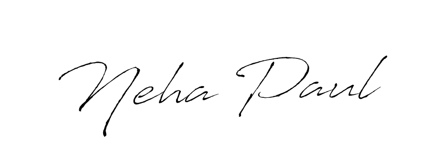 Make a beautiful signature design for name Neha Paul. With this signature (Antro_Vectra) style, you can create a handwritten signature for free. Neha Paul signature style 6 images and pictures png