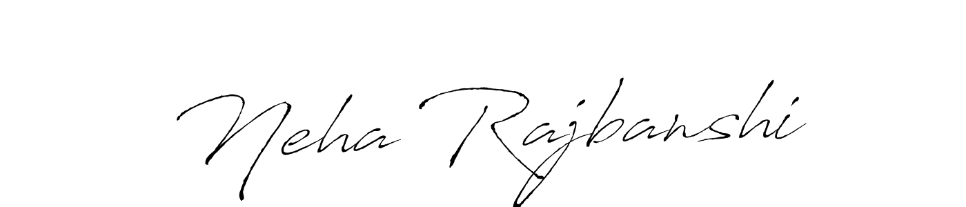 How to make Neha Rajbanshi name signature. Use Antro_Vectra style for creating short signs online. This is the latest handwritten sign. Neha Rajbanshi signature style 6 images and pictures png