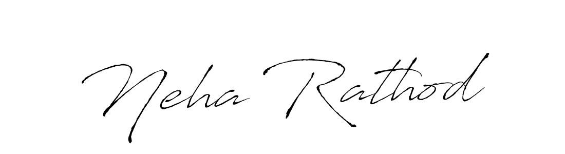 Design your own signature with our free online signature maker. With this signature software, you can create a handwritten (Antro_Vectra) signature for name Neha Rathod. Neha Rathod signature style 6 images and pictures png