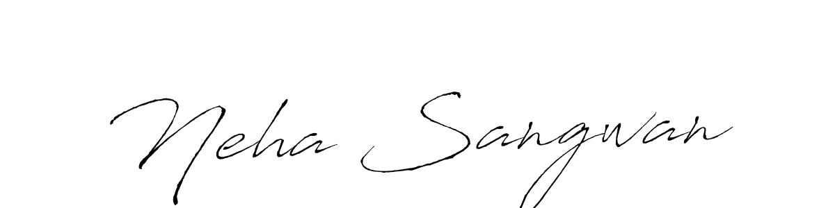 Neha Sangwan stylish signature style. Best Handwritten Sign (Antro_Vectra) for my name. Handwritten Signature Collection Ideas for my name Neha Sangwan. Neha Sangwan signature style 6 images and pictures png