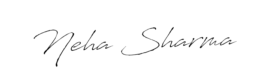 How to make Neha Sharma name signature. Use Antro_Vectra style for creating short signs online. This is the latest handwritten sign. Neha Sharma signature style 6 images and pictures png