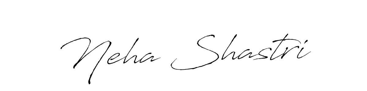 Neha Shastri stylish signature style. Best Handwritten Sign (Antro_Vectra) for my name. Handwritten Signature Collection Ideas for my name Neha Shastri. Neha Shastri signature style 6 images and pictures png