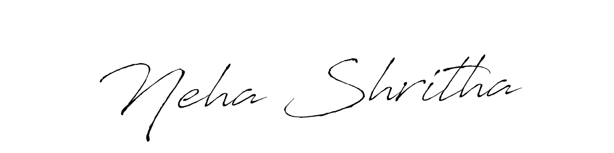 Create a beautiful signature design for name Neha Shritha. With this signature (Antro_Vectra) fonts, you can make a handwritten signature for free. Neha Shritha signature style 6 images and pictures png