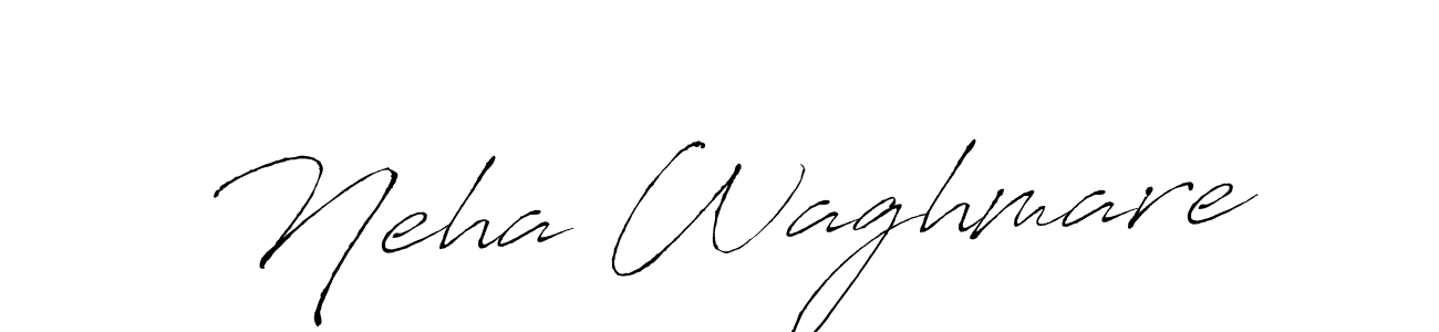 Create a beautiful signature design for name Neha Waghmare. With this signature (Antro_Vectra) fonts, you can make a handwritten signature for free. Neha Waghmare signature style 6 images and pictures png