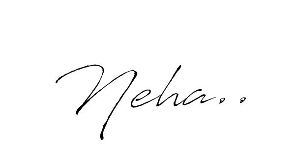 How to make Neha.. name signature. Use Antro_Vectra style for creating short signs online. This is the latest handwritten sign. Neha.. signature style 6 images and pictures png