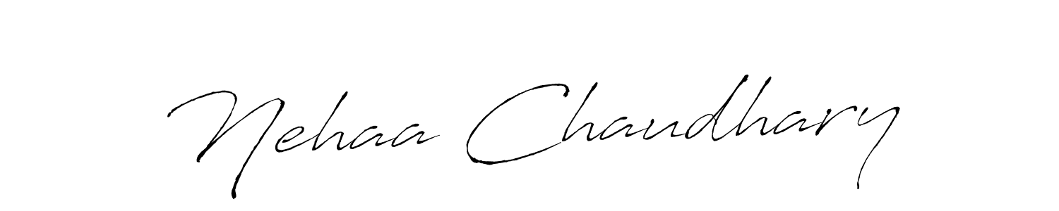 Use a signature maker to create a handwritten signature online. With this signature software, you can design (Antro_Vectra) your own signature for name Nehaa Chaudhary. Nehaa Chaudhary signature style 6 images and pictures png