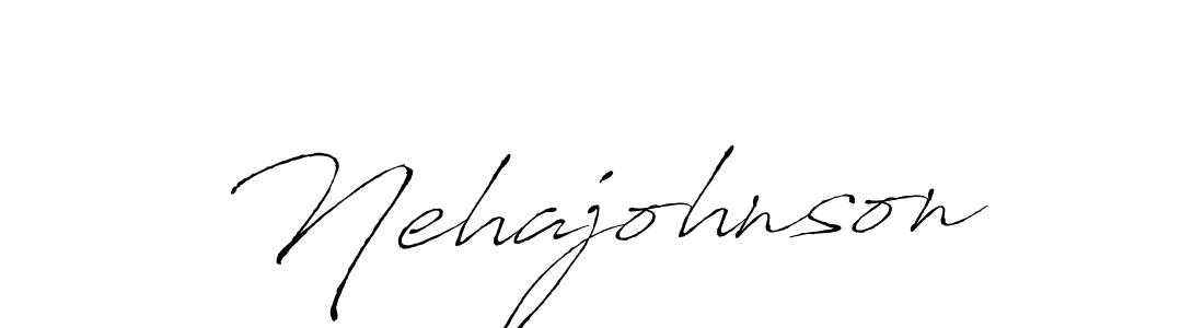 The best way (Antro_Vectra) to make a short signature is to pick only two or three words in your name. The name Nehajohnson include a total of six letters. For converting this name. Nehajohnson signature style 6 images and pictures png