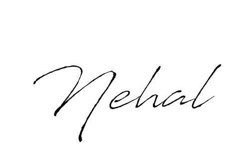 Create a beautiful signature design for name Nehal. With this signature (Antro_Vectra) fonts, you can make a handwritten signature for free. Nehal signature style 6 images and pictures png