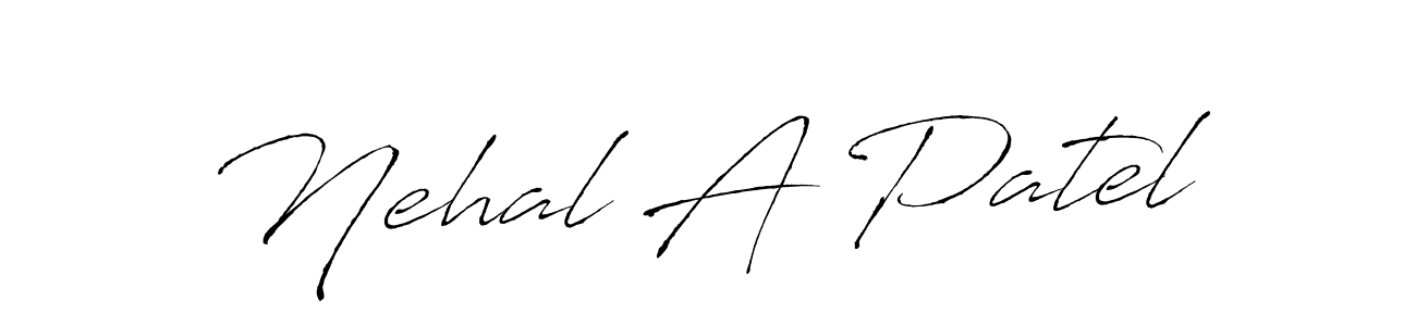 Also we have Nehal A Patel name is the best signature style. Create professional handwritten signature collection using Antro_Vectra autograph style. Nehal A Patel signature style 6 images and pictures png
