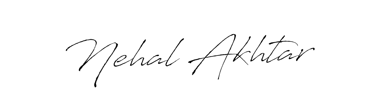 Use a signature maker to create a handwritten signature online. With this signature software, you can design (Antro_Vectra) your own signature for name Nehal Akhtar. Nehal Akhtar signature style 6 images and pictures png