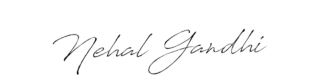 Antro_Vectra is a professional signature style that is perfect for those who want to add a touch of class to their signature. It is also a great choice for those who want to make their signature more unique. Get Nehal Gandhi name to fancy signature for free. Nehal Gandhi signature style 6 images and pictures png